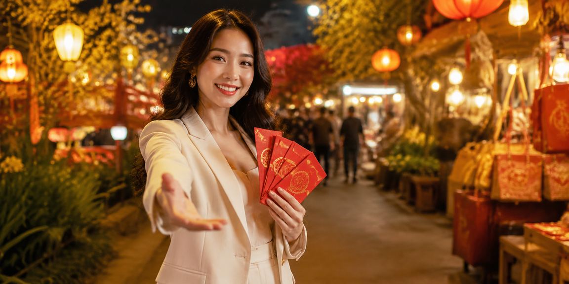 Sự kiện phát bao lì xì tại Hà Nội thu hút đông đảo người tham dự
